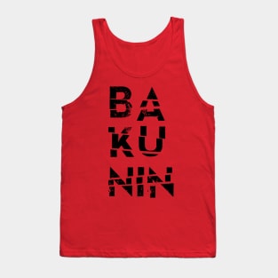 Mikhail Bakunin Name Text Based Design Tank Top